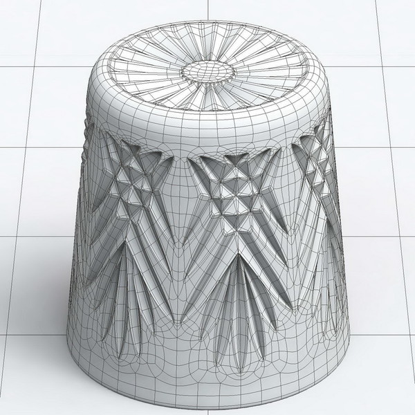 3d cut glass - Whisky Glass by Gravistar
