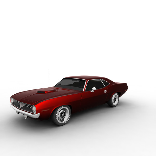 3d plymouth barracuda 69 model - Plymouth Barracuda 69 by mariusce