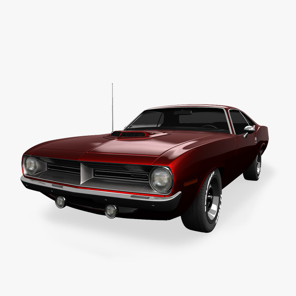 3d plymouth barracuda 69 model - Plymouth Barracuda 69 by mariusce