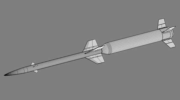 3d 9m311 missile - 9M311 missile by selena3D