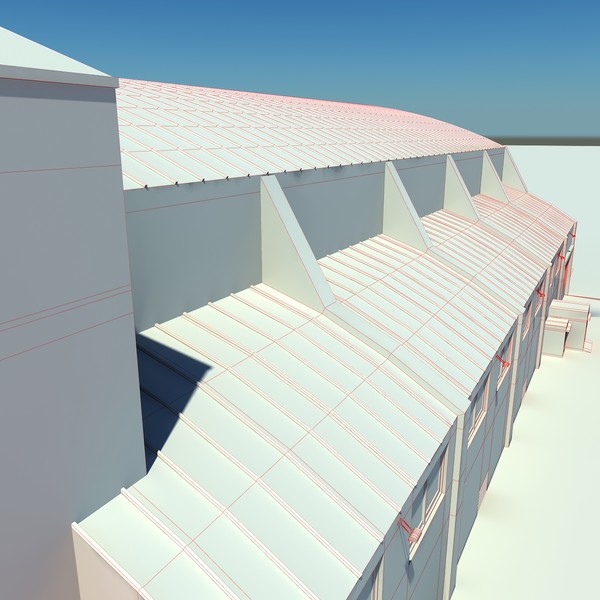 3d 3ds control plane - Aircraft Hangar by vankata