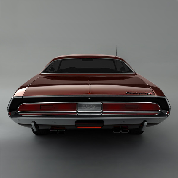 3d model dodge challenger - Dodge Challenger 69 by mariusce