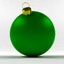 Christmas ball green matte cap v1