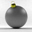 Christmas ball grey matte cap v1