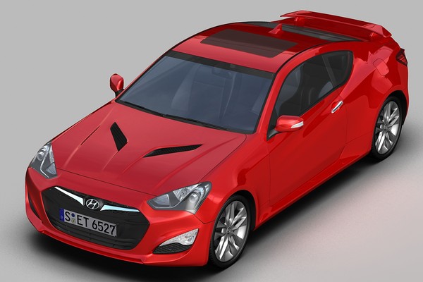 3d 8 2 - 2013 Hyundai Genesis Coupe by 3dKen