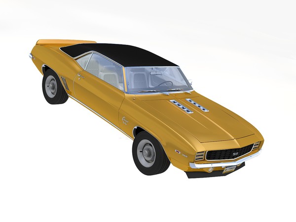 3d model chevrolet camaro ss 1969 - Chevrolet Camaro SS (1969) by TiRex999