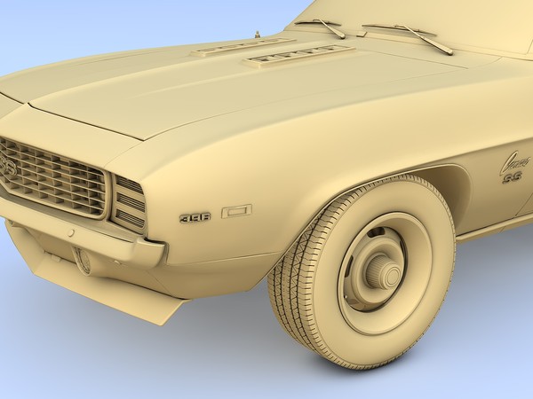 3d model chevrolet camaro ss 1969 - Chevrolet Camaro SS (1969) by TiRex999