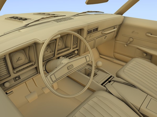 3d model chevrolet camaro ss 1969 - Chevrolet Camaro SS (1969) by TiRex999