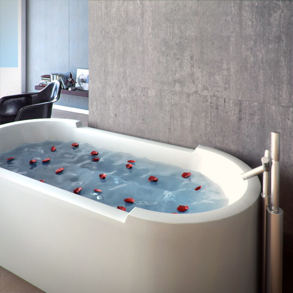 3d royal botania bath roses model - Royal Botania Bath with roses by RTEwork
