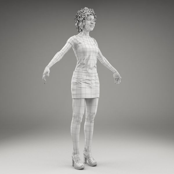 axyz body character human 3d max - CWom0014-M3-CS by axyzdesign