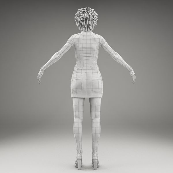 axyz body character human 3d max - CWom0014-M3-CS by axyzdesign