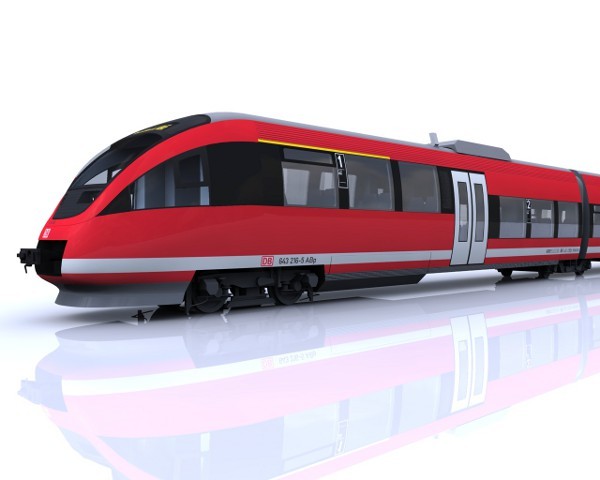 3ds max talent passenger train deutsche - BR643 Talent of Deutsche Bahn by AliceFromLake