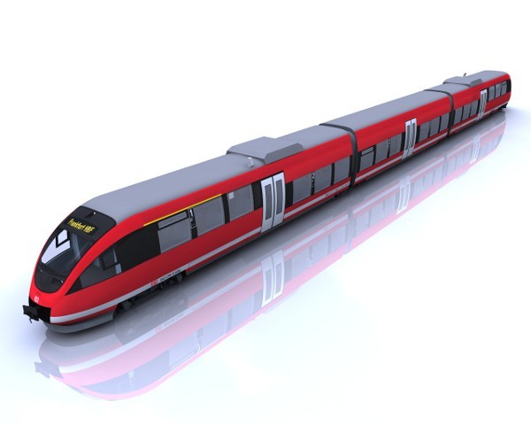 3ds max talent passenger train deutsche - BR643 Talent of Deutsche Bahn by AliceFromLake
