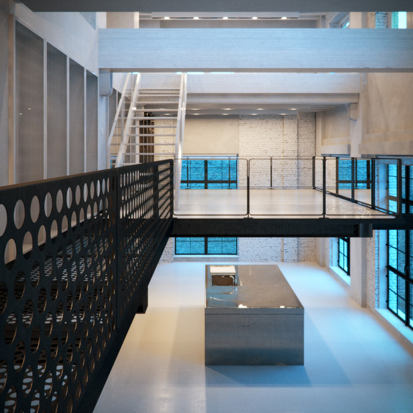 3d model interior scene - Loft Scene by BBB3viz