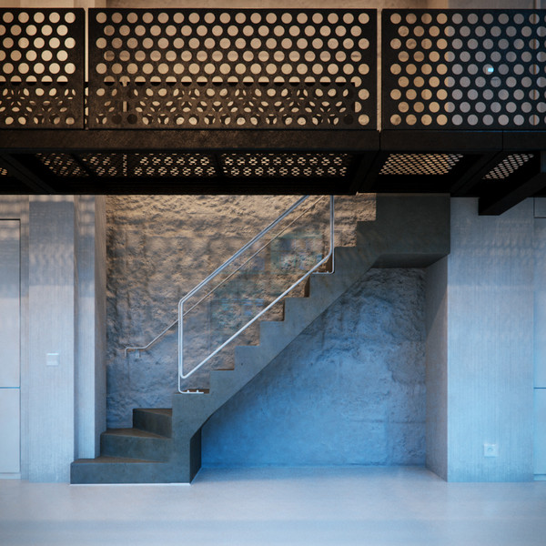 3d model interior scene - Loft Scene by BBB3viz