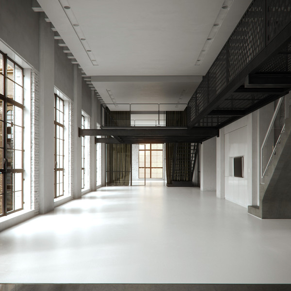 3d model interior scene - Loft Scene by BBB3viz