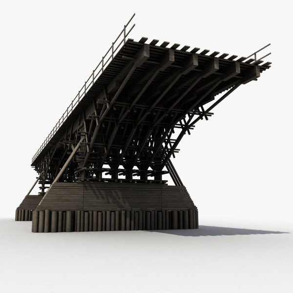 Wooden Bridge 3D Models