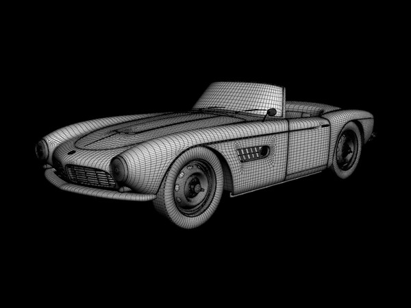 bmw 507 roadster obj - BMW 507 roadster by desmonster