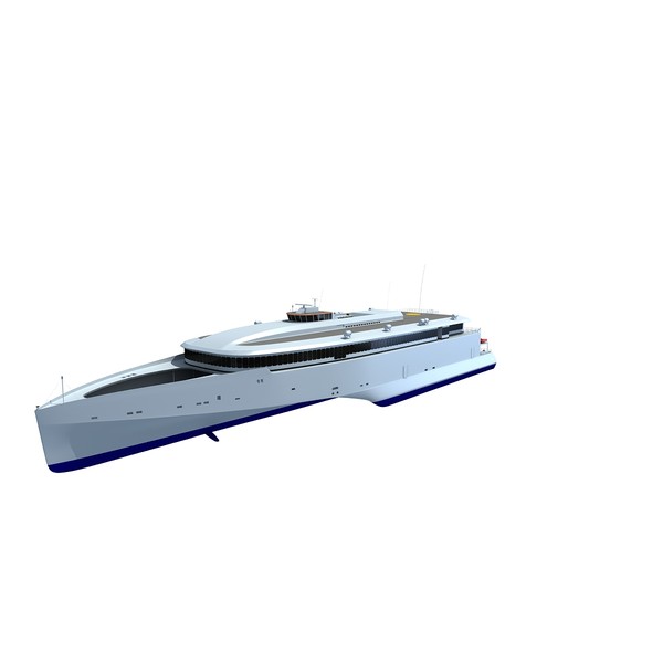 102 trimaran ferry 3ds - Austal 102 Trimaran Ferry by Gandoza