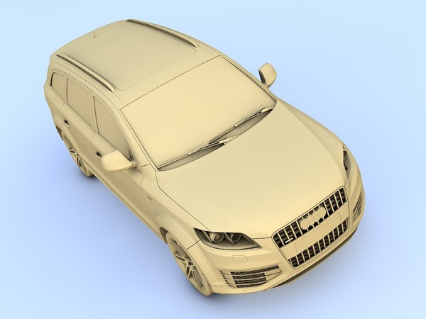 c4d audi q7 v12 tdi - Audi Q7 V12 TDI (2009) by TiRex999