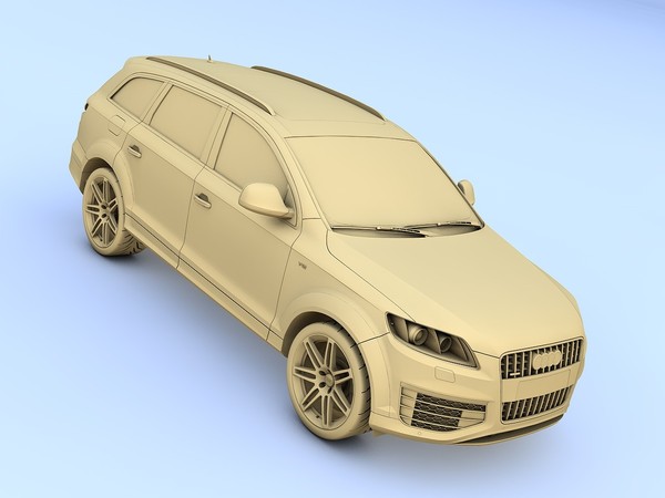 c4d audi q7 v12 tdi - Audi Q7 V12 TDI (2009) by TiRex999
