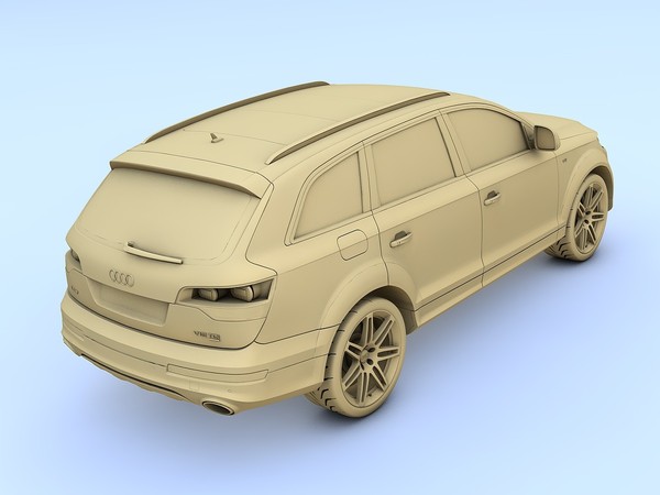 c4d audi q7 v12 tdi - Audi Q7 V12 TDI (2009) by TiRex999