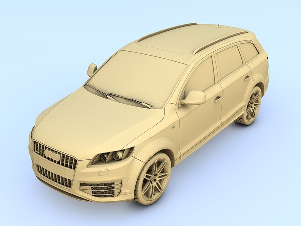 c4d audi q7 v12 tdi - Audi Q7 V12 TDI (2009) by TiRex999
