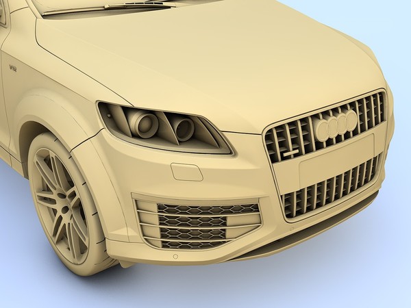 c4d audi q7 v12 tdi - Audi Q7 V12 TDI (2009) by TiRex999