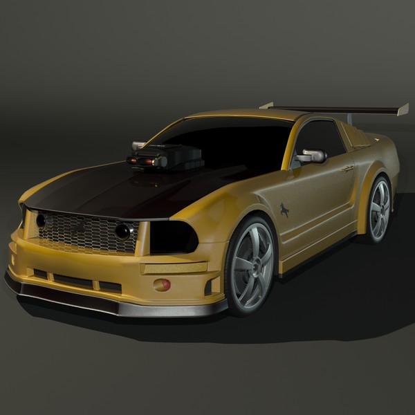 3d mustang supercharged stallion sport car model - Mustang Supercharged Stallion by KeremGogus