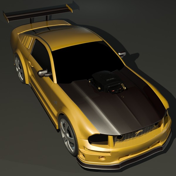 3d mustang supercharged stallion sport car model - Mustang Supercharged Stallion by KeremGogus