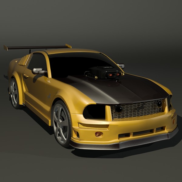 3d mustang supercharged stallion sport car model - Mustang Supercharged Stallion by KeremGogus