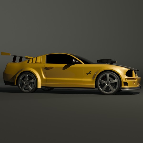 3d mustang supercharged stallion sport car model - Mustang Supercharged Stallion by KeremGogus