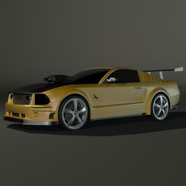 3d mustang supercharged stallion sport car model - Mustang Supercharged Stallion by KeremGogus
