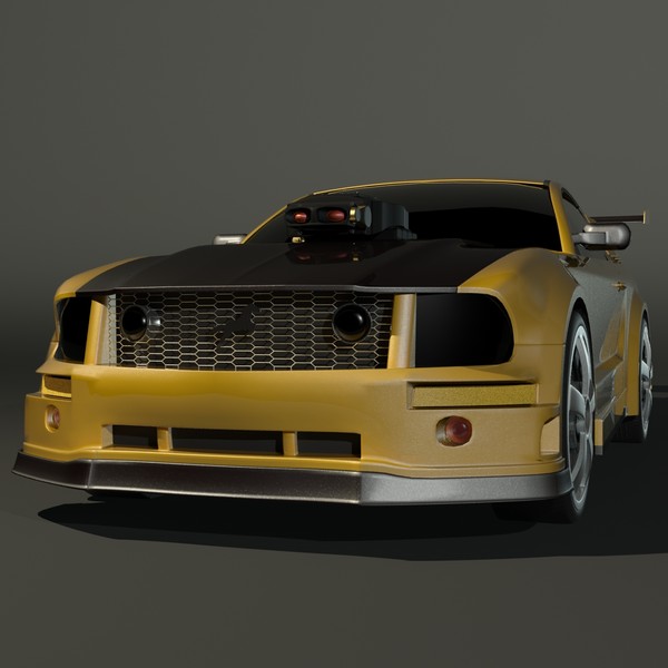3d mustang supercharged stallion sport car model - Mustang Supercharged Stallion by KeremGogus