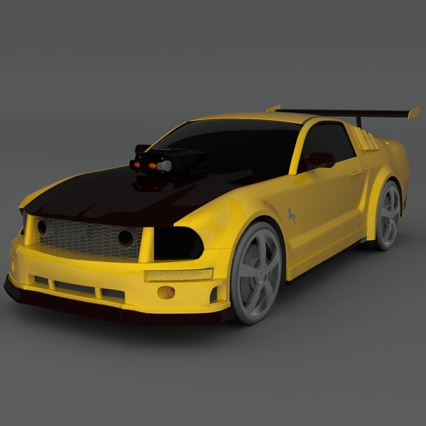 3d mustang supercharged stallion sport car model - Mustang Supercharged Stallion by KeremGogus