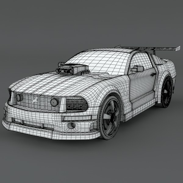 3d mustang supercharged stallion sport car model - Mustang Supercharged Stallion by KeremGogus