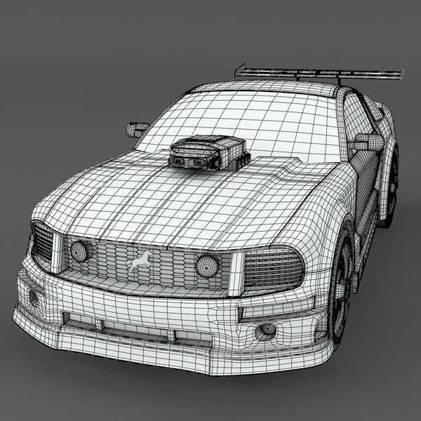 3d mustang supercharged stallion sport car model - Mustang Supercharged Stallion by KeremGogus