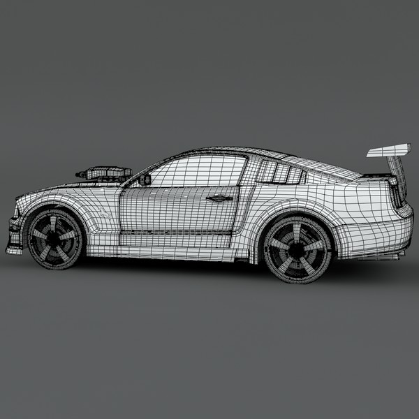 3d mustang supercharged stallion sport car model - Mustang Supercharged Stallion by KeremGogus