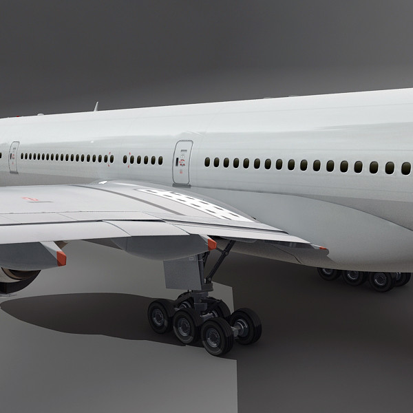 3d model boeing 777-300 generic white - Boeing 777-300 Generic White by BlueGreen
