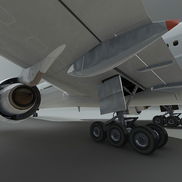 3d model boeing 777-300 generic white - Boeing 777-300 Generic White by BlueGreen