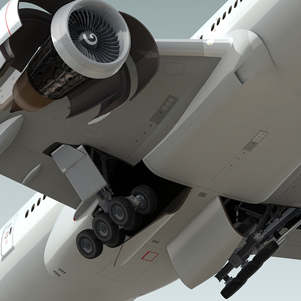 3d model boeing 777-300 generic white - Boeing 777-300 Generic White by BlueGreen