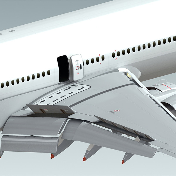 3d model boeing 777-300 generic white - Boeing 777-300 Generic White by BlueGreen