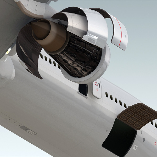 3d model boeing 777-300 generic white - Boeing 777-300 Generic White by BlueGreen