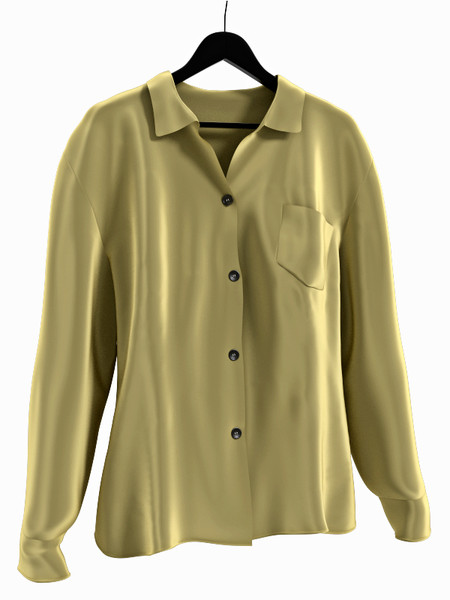 3d model silk blouse - Silk blouse by btbt
