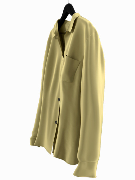 3d model silk blouse - Silk blouse by btbt
