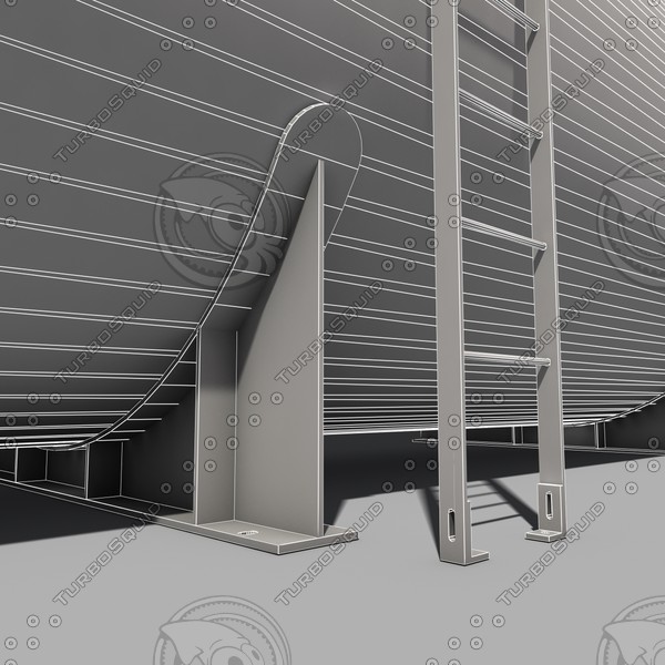 atmospheric tank storage 3d 3ds - storage tank by 3D Resource