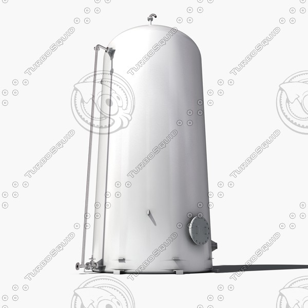 atmospheric tank storage 3d model - storage tank by 3D Resource