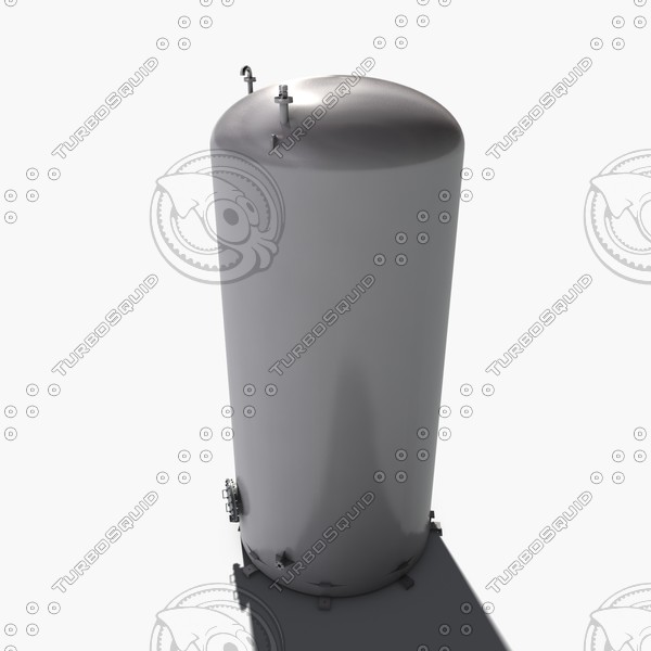 atmospheric tank storage 3d model - storage tank by 3D Resource