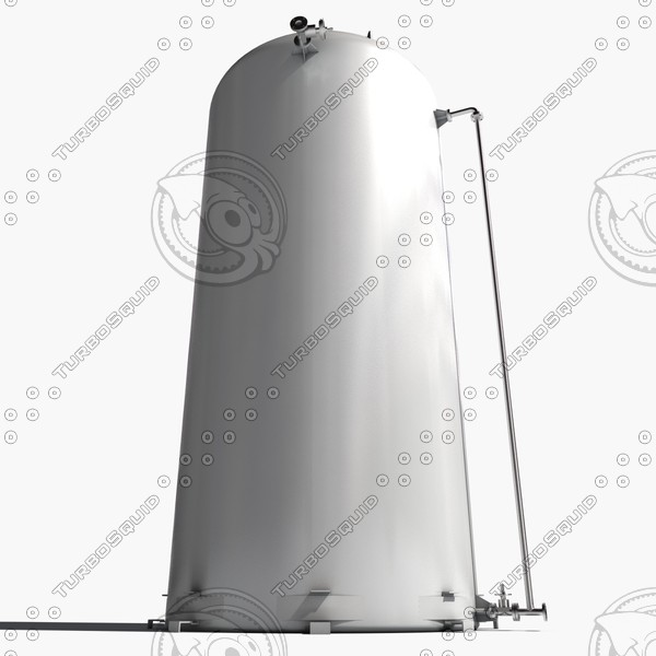 atmospheric tank storage 3d model - storage tank by 3D Resource