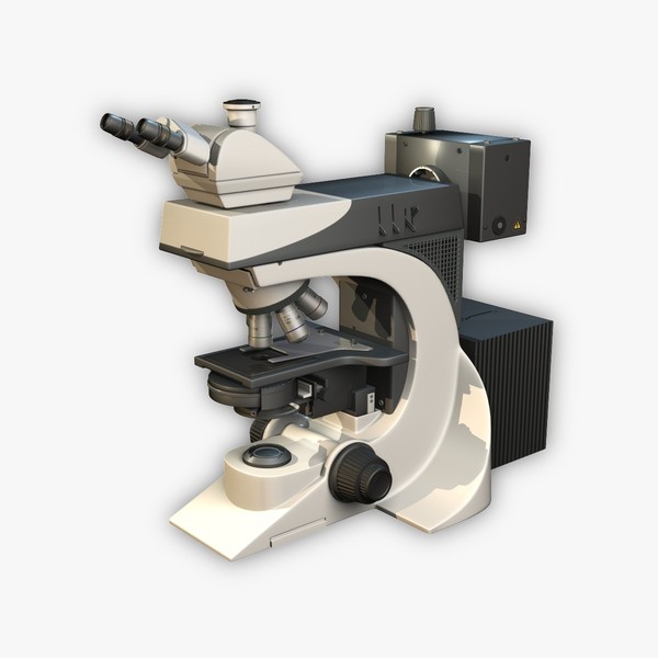 optical microscope 3d max - Microscope by Takaaki Itoh